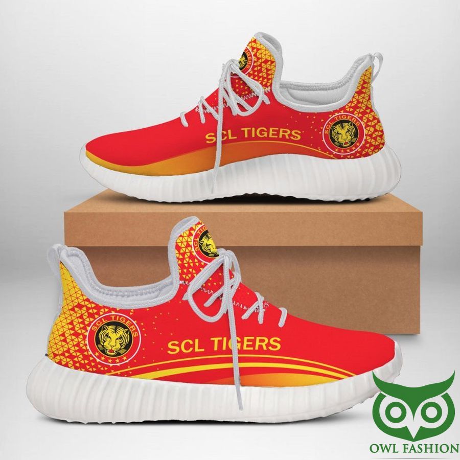 166 SCL Tigers Yellow and Red Reze Shoes Sneaker