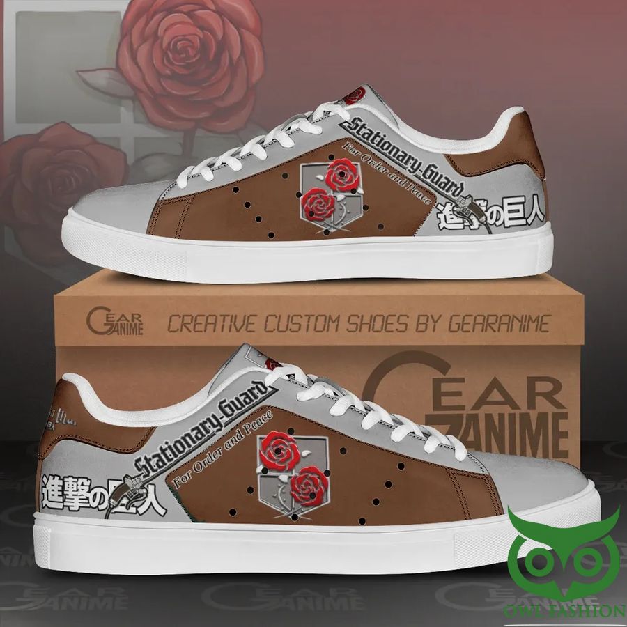 38 Stationary Guard Uniform Attack On Titan Anime Stan Smith Shoes