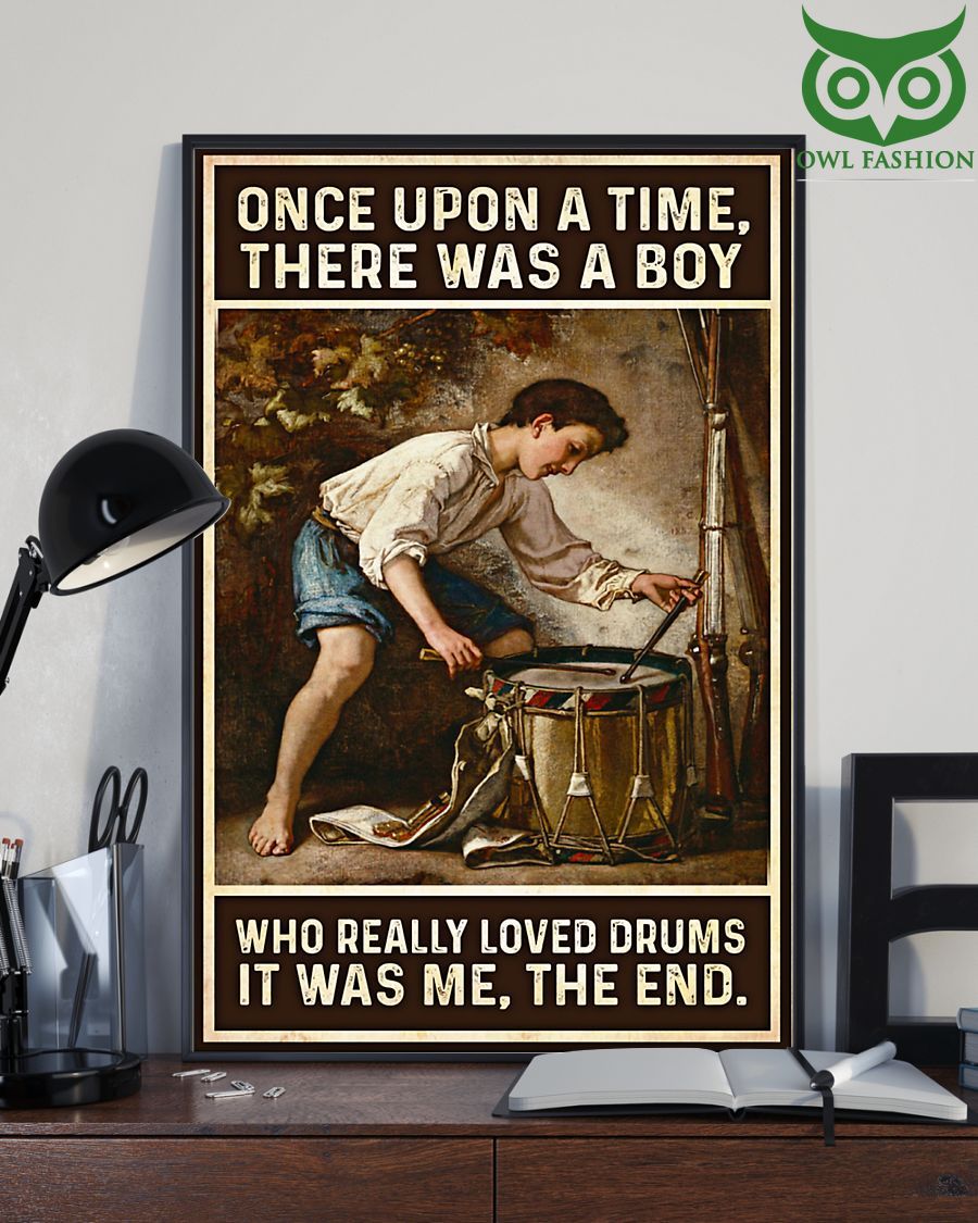11 A bouy Who Really Loved Drums Poster
