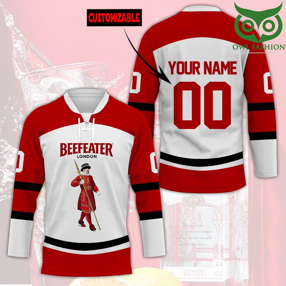 29 Beefeater London Custom Name Number Hockey Jersey