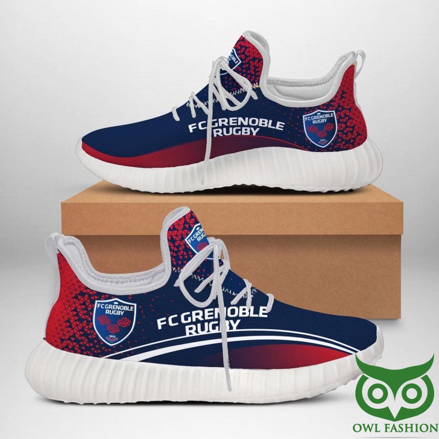 30 FC Grenoble Rugby Red and Dark Blue Red Reze Shoes Sneaker
