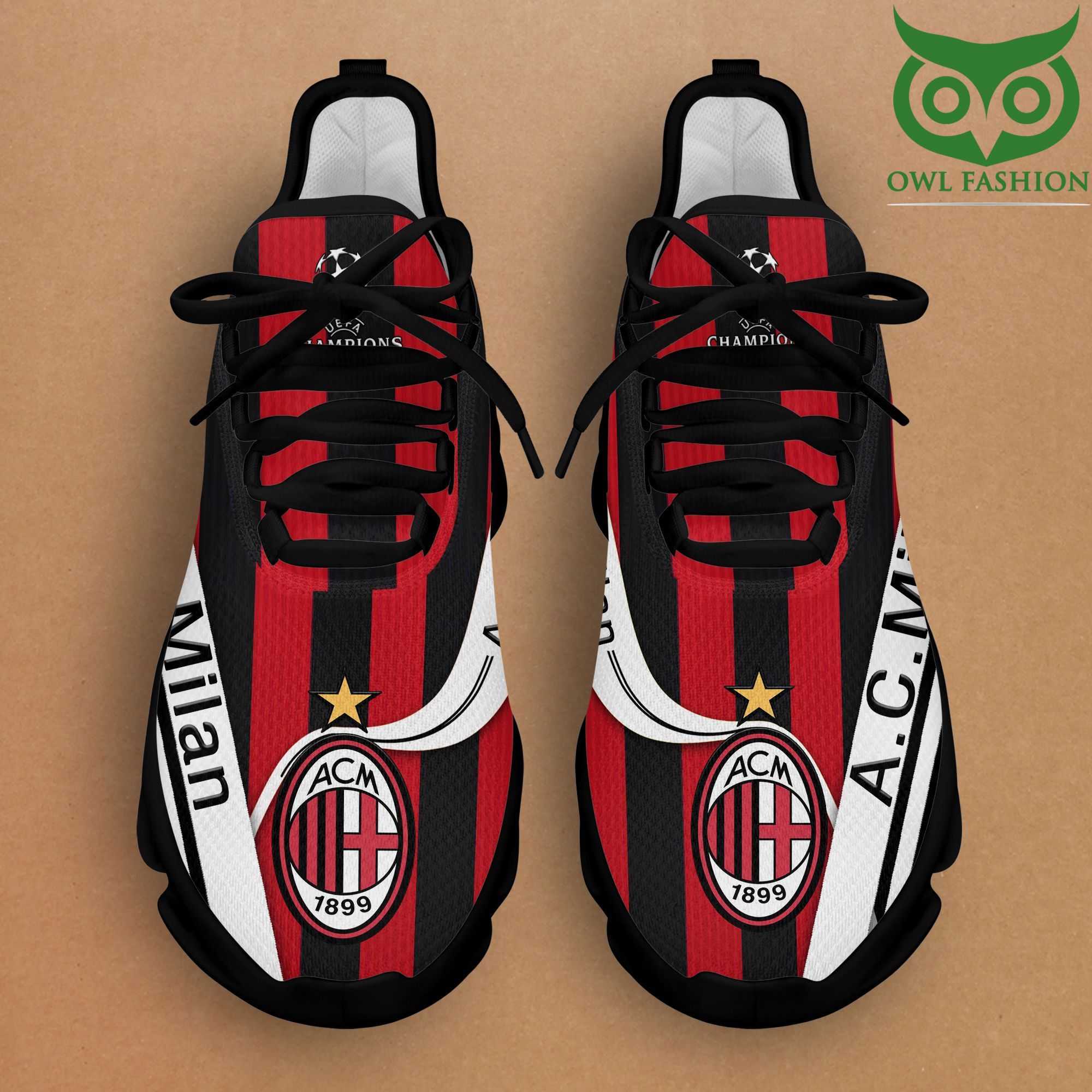 3 AC Milan Red Max Soul Running Shoes