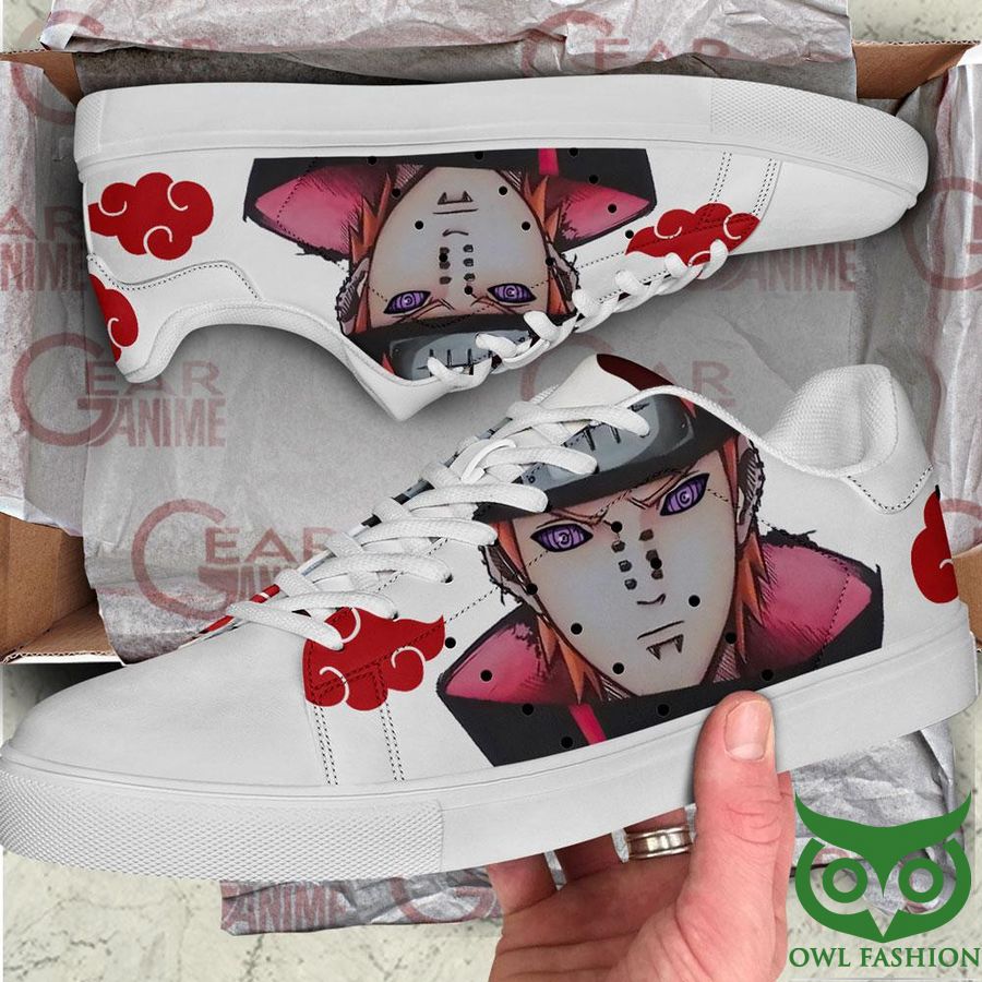 123 Akatsuki Nagato Pain Naruto Anime Custom Shoes