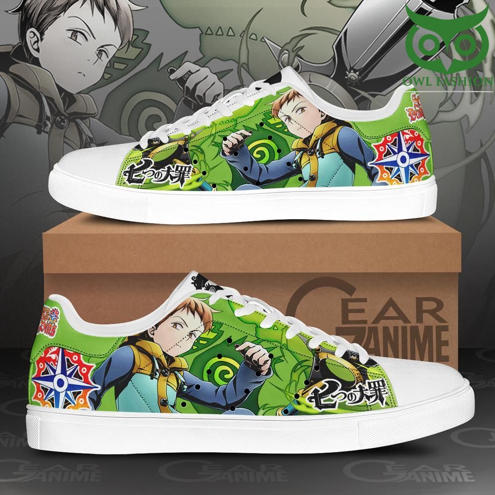 n0SHVBZS 194 King Skate Shoes The Seven Deadly Sins Anime Custom Sneakers