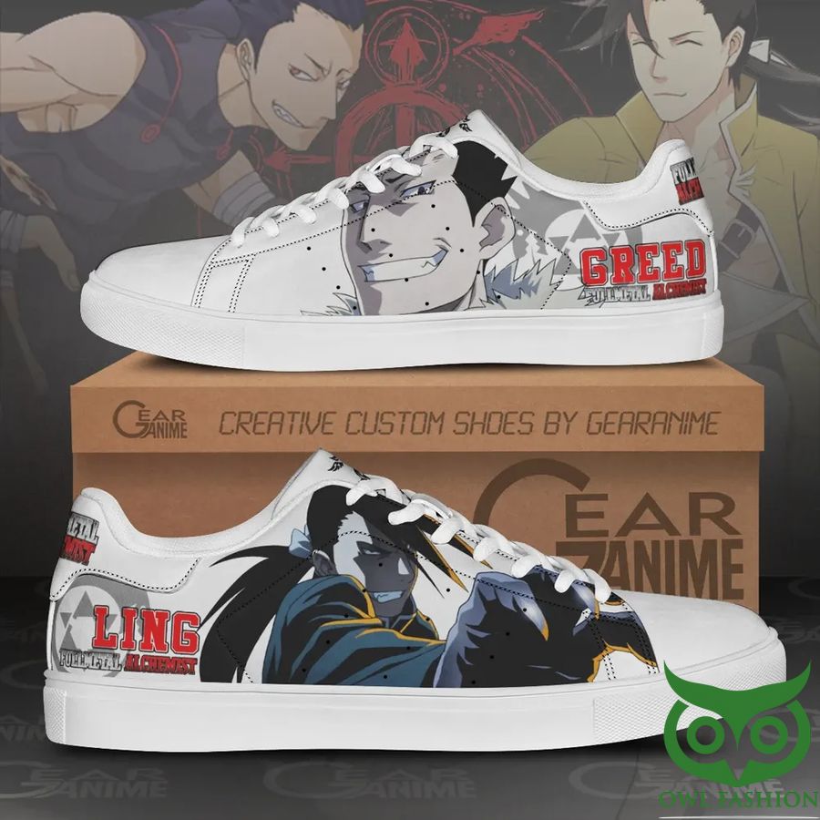 278 Greed Ling Fullmetal Alchemist Custom Anime Stan Smith Shoes