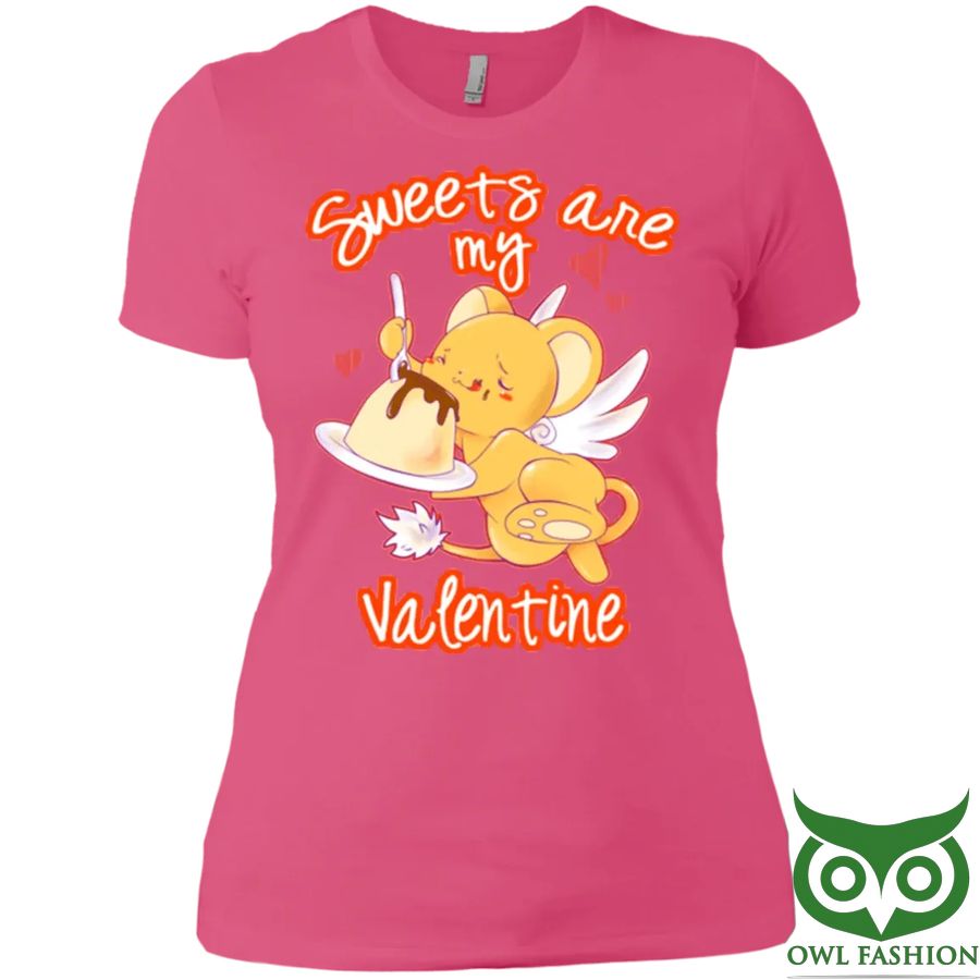 38 Sweets are my Valentine Womens Black 3D T shirt