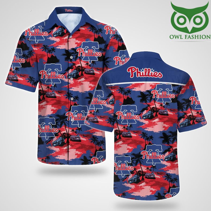 Philadelphia Phillies Tommy Bahama team logo summer Hawaiian Shirt 