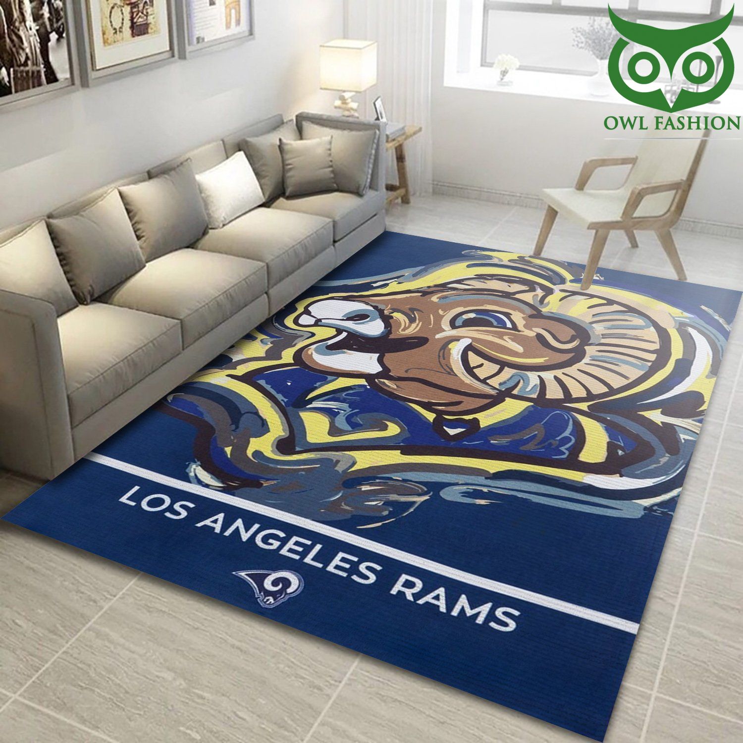 La Rams Paint Color room decorate floor carpet rug 