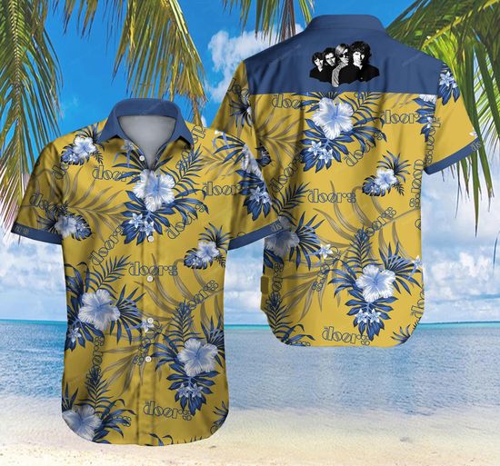 The Doors band image Hawaiian Shirt 