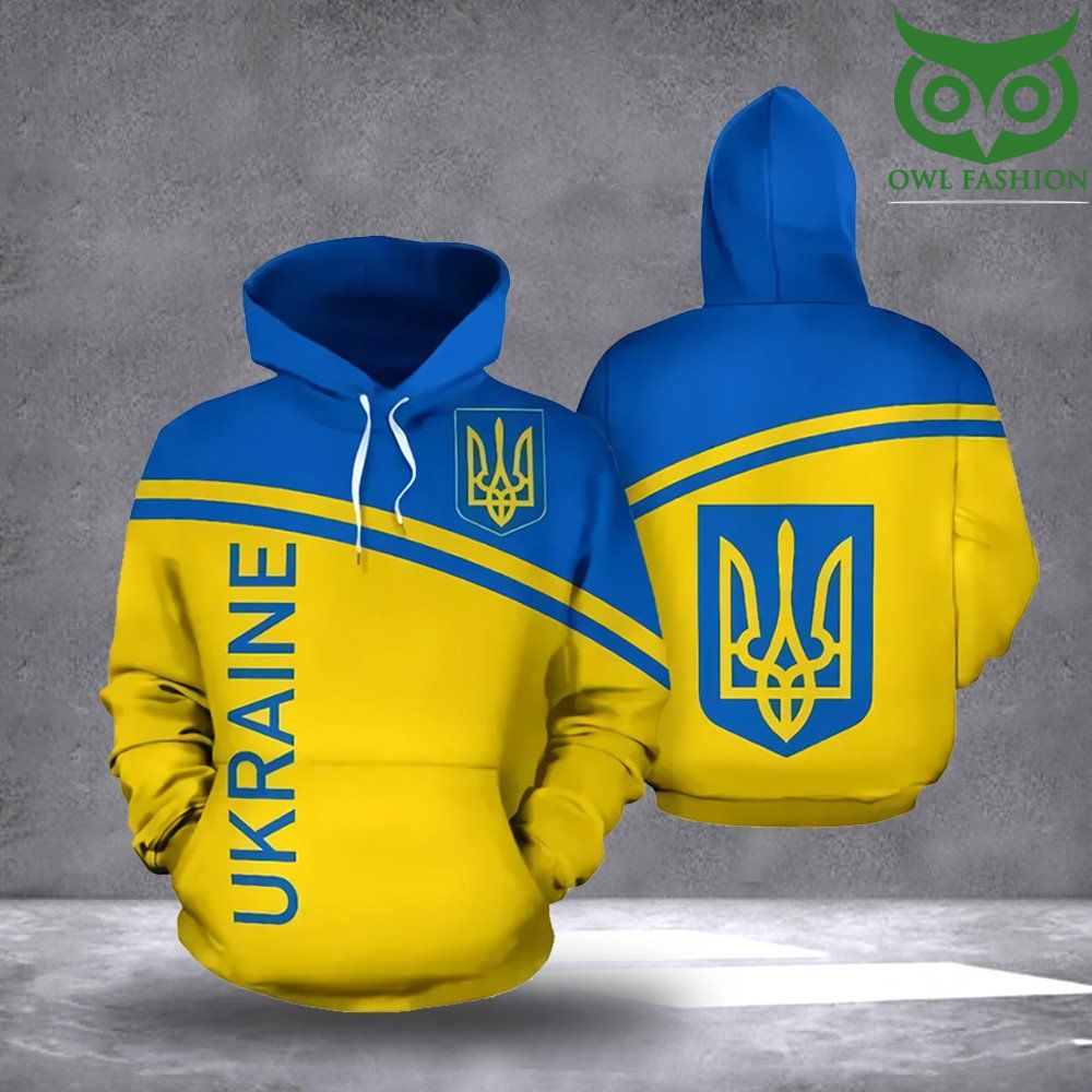 Ukraine Hoodie Stand With Support Ukraine Anti Putin Clothes Apparel