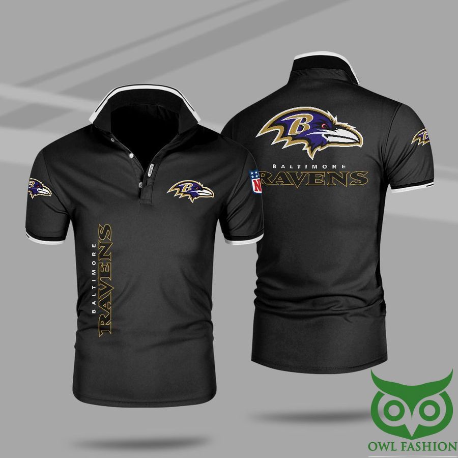 NFL Baltimore Ravens Premium 3D Polo Shirt
