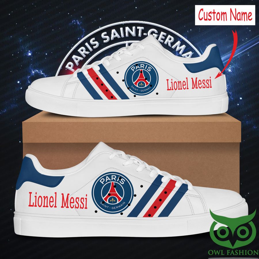 Custom Name Paris Saint Germain Team Logo Stan Smith Shoes