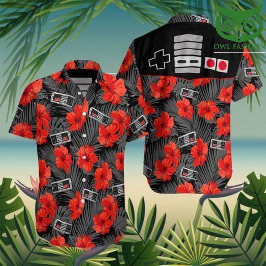 Gamepad Game Controller Hawaiian Shirt 