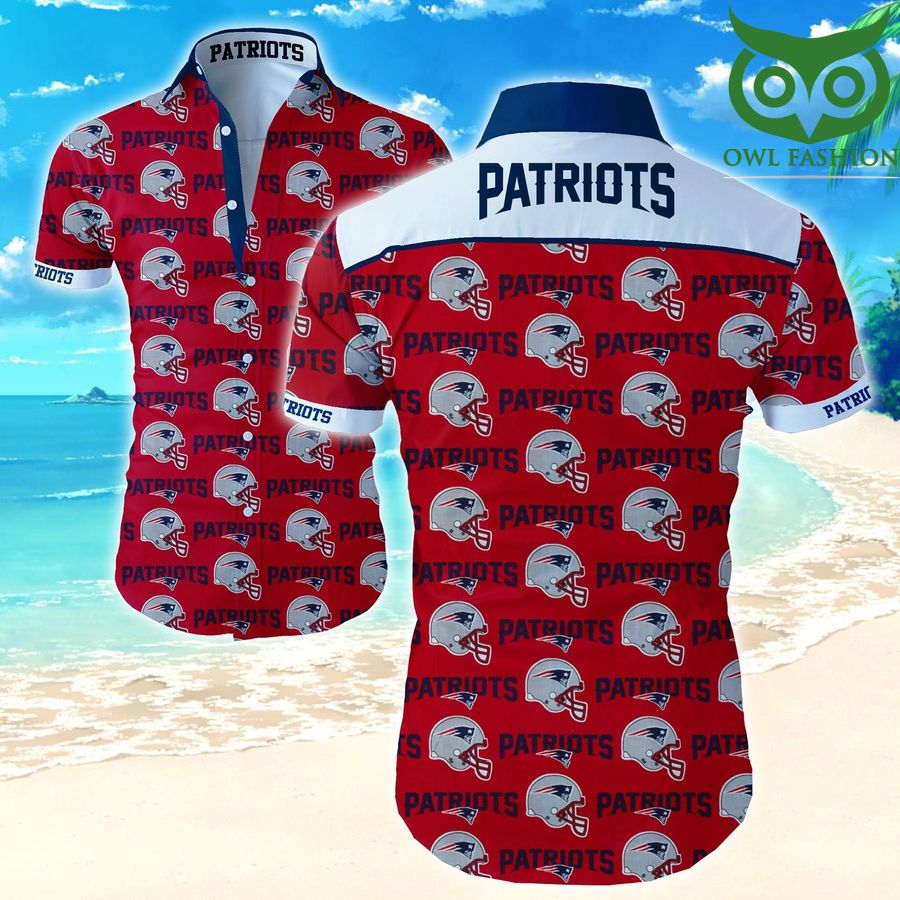 Nfl New England Patriots football team logo Hawaiian Shirt Summer 