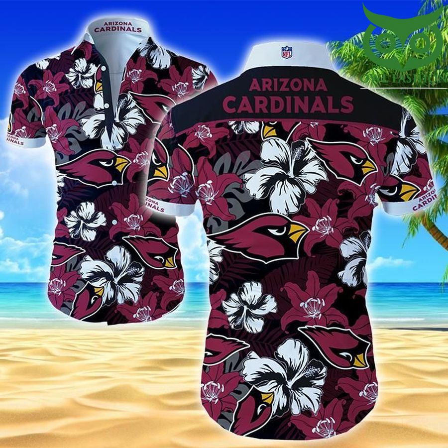 Nfl Arizona Cardinals floral Hawaiian Shirt Summer