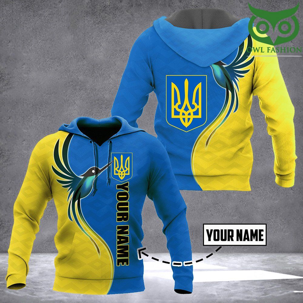 Personzied Name Ukraina Hoodie Puck Putin Support Ukrainian Merchandise