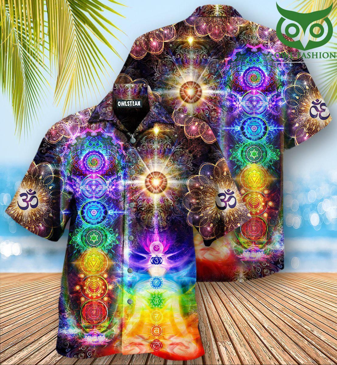 Yoga Mind And Soul In A Harmony Chakra Edition Hawaiian Shirt 