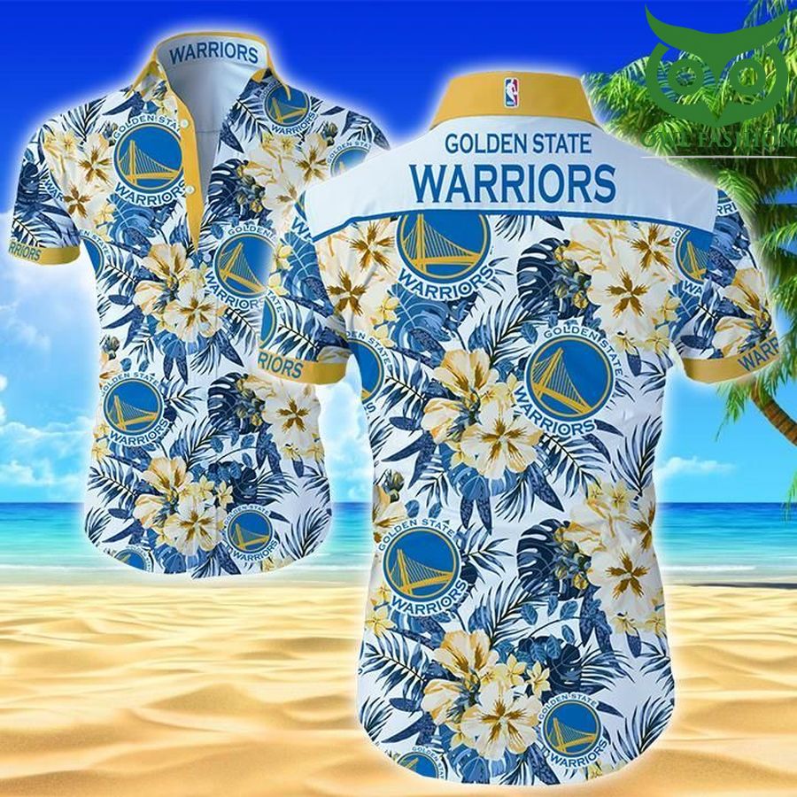 Nba Golden State Warriors team logo tropical Hawaiian Shirt Summer 