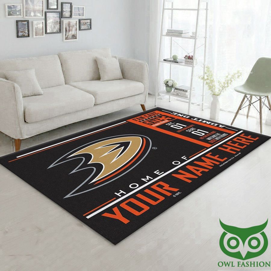 Customized Anaheim Ducks NHL Team Logo Wincraft Carpet Rug