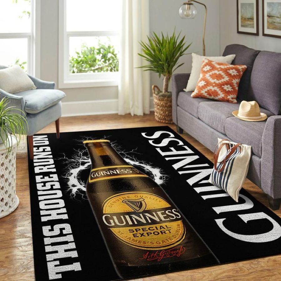 Guinness This House Runs On Rug Floor home decoration carpet rug