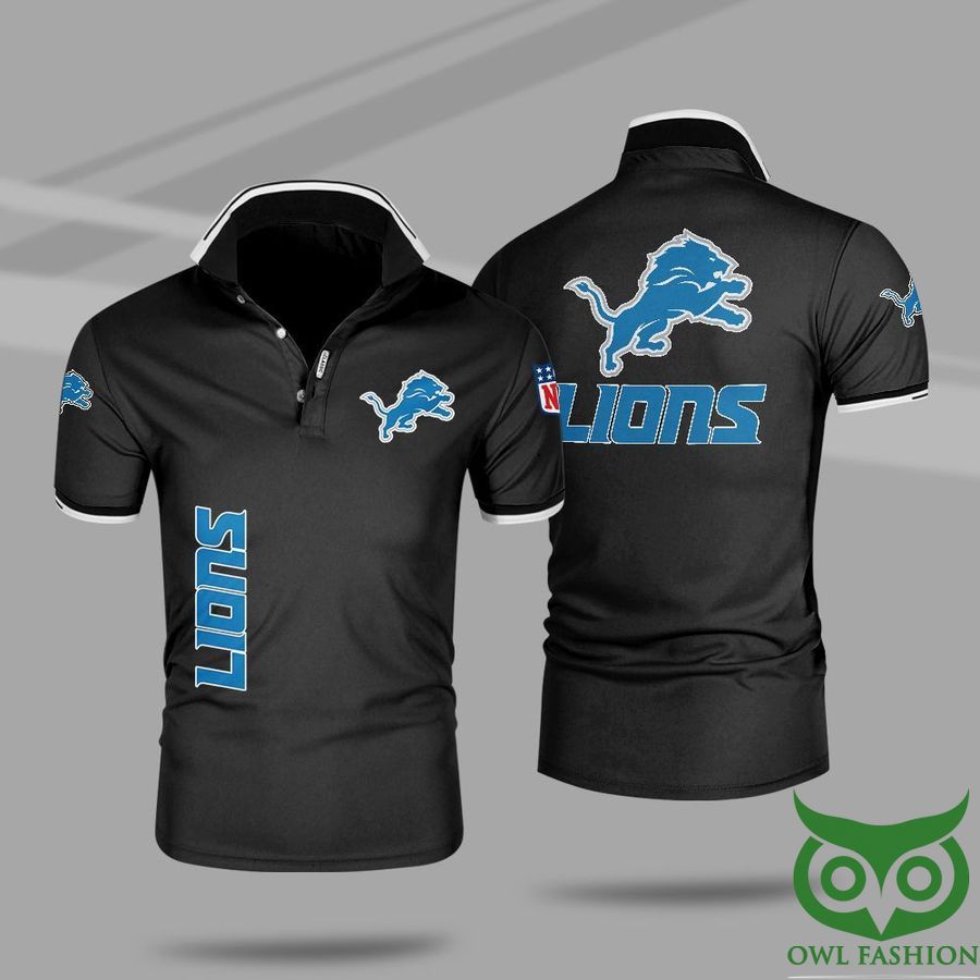 NFL Detroit Lions Premium 3D Polo Shirt