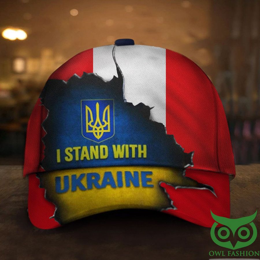 I Stand With Ukraine Austria Flag Pray For Ukraine Anti Putin Classic Cap