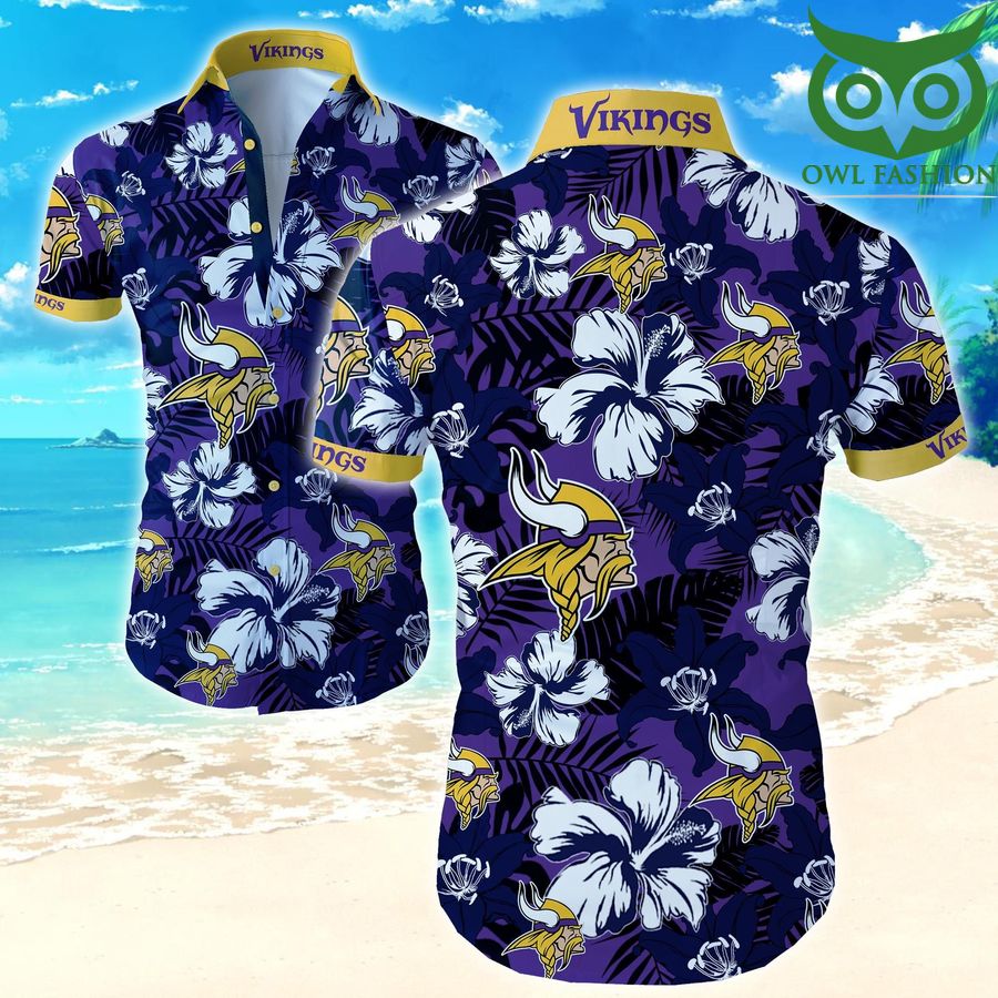 Nfl Minnesota Vikings football team logo Hawaiian Shirt 