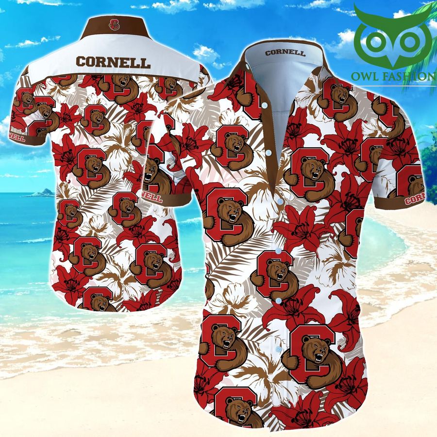 Cornell Big Red Hawaiian Shirt Summer 
