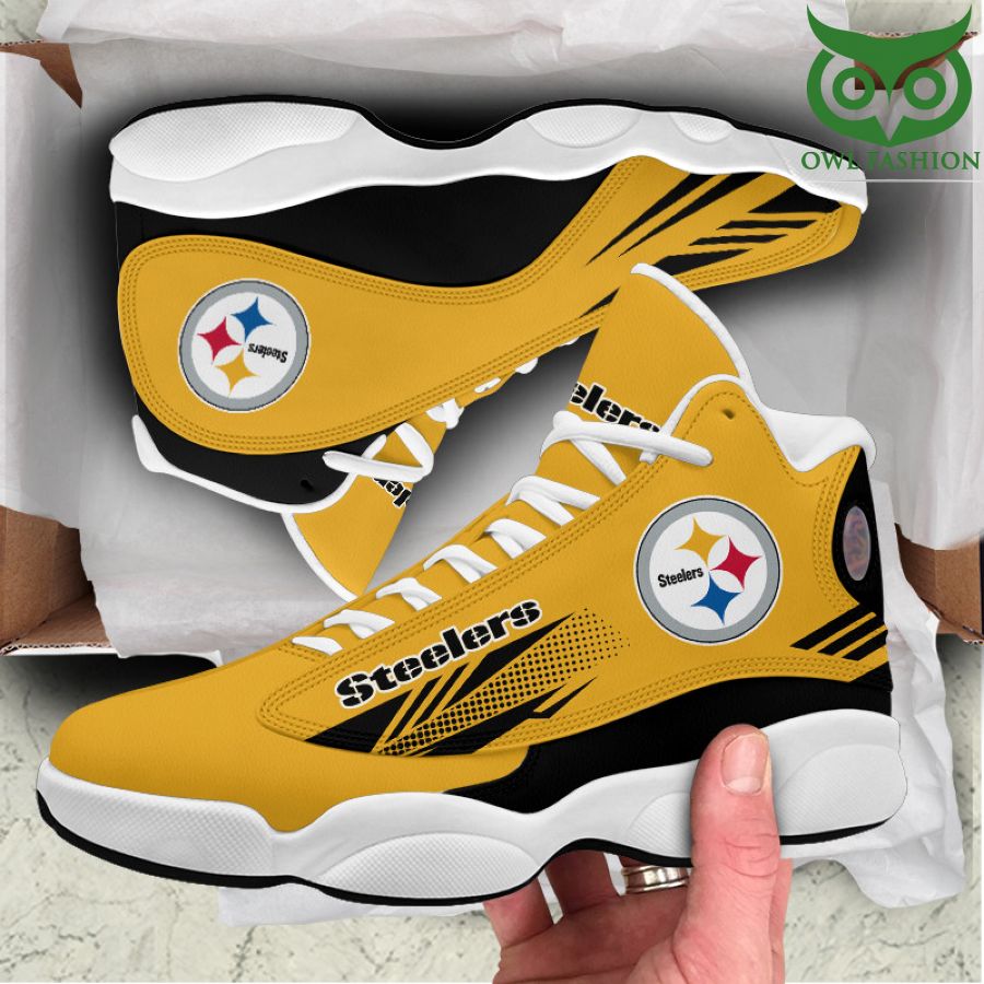 18 NFL Pittsburgh Steelers Air Jordan 13 Shoes Sneaker