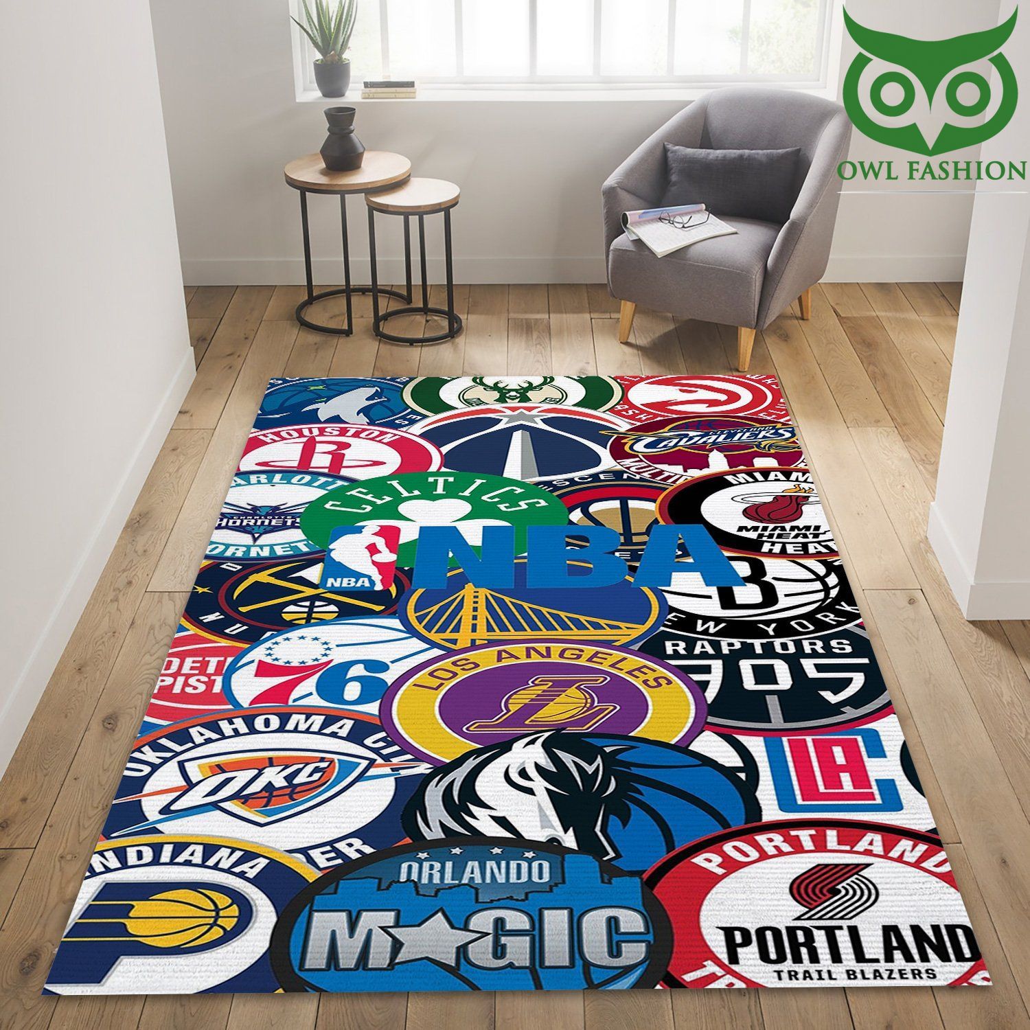 Portland Trail Blazers Nba Basketball carpet rug