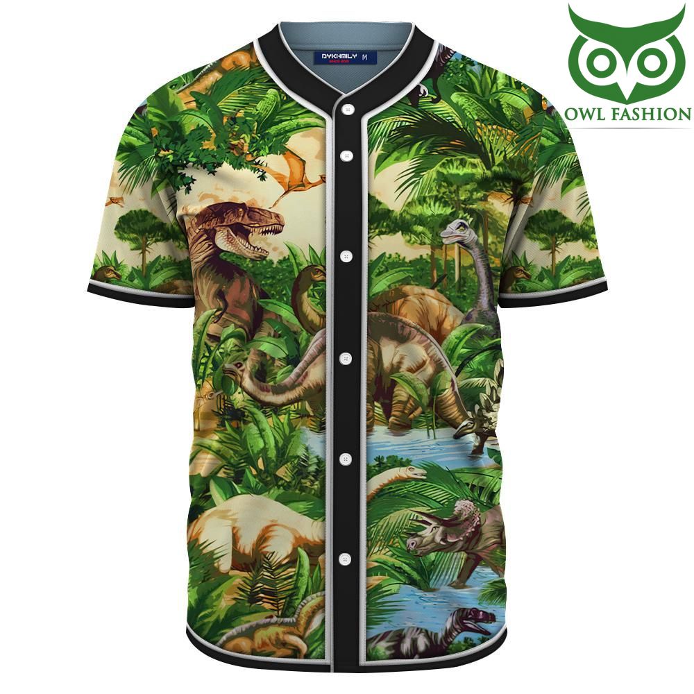 3D Dinosaur World Custom Jersey Shirt