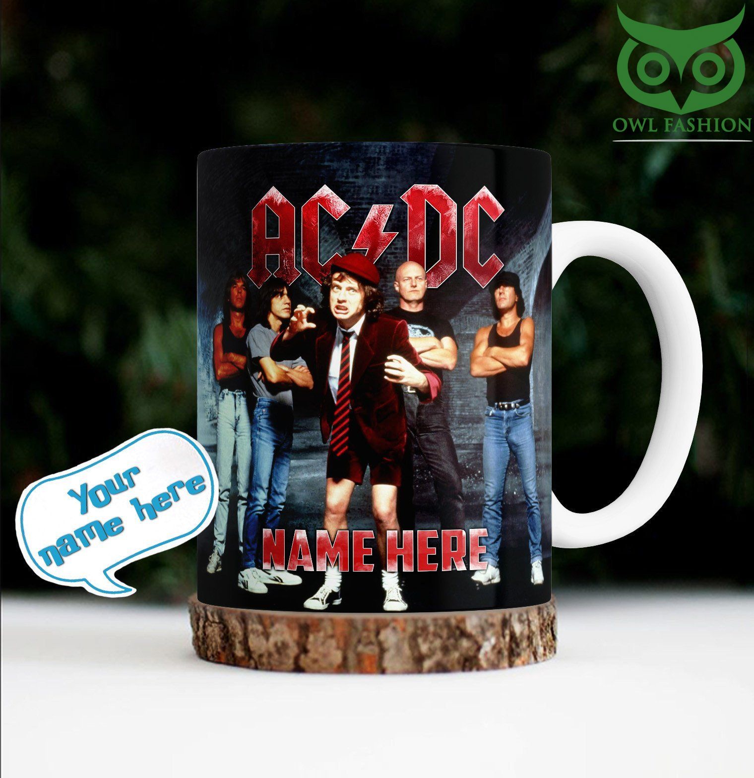 ACDC special brand 3d printed personalized mug