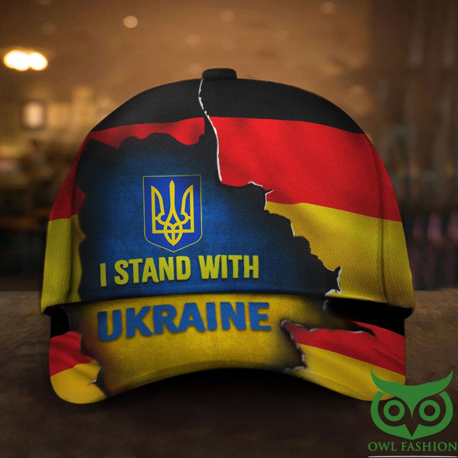 I Stand With Ukraine Germany Flag Pray For Ukraine Anti Putin Classic Cap