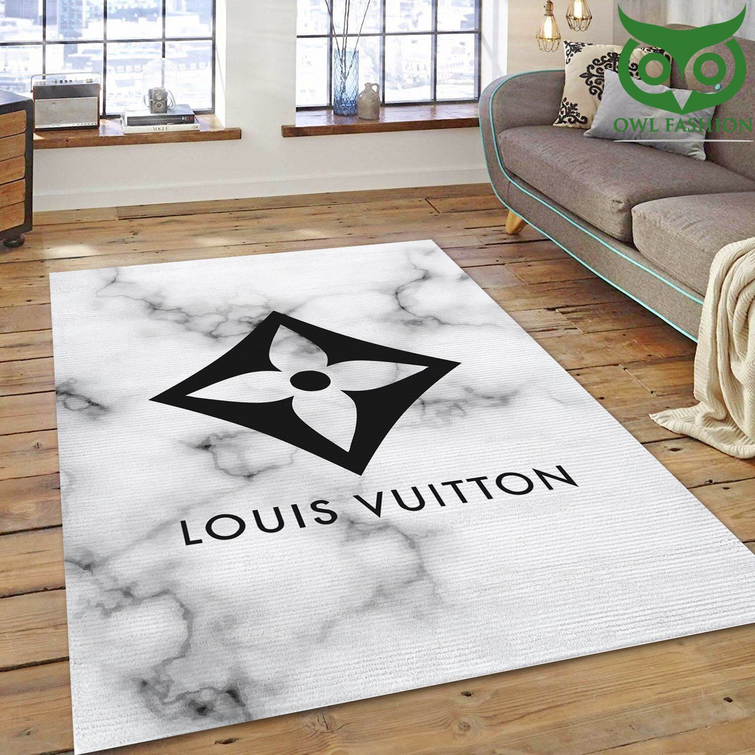 Louis Vuitton Art room decorate floor carpet rug 