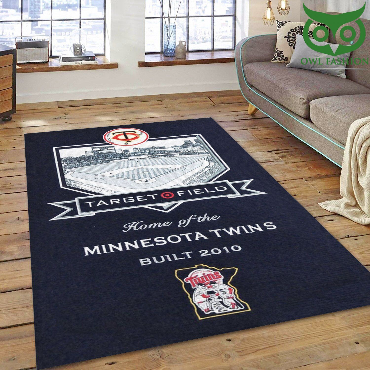 Minnesota Twins Mlb carpet rug Home and floor Decoration