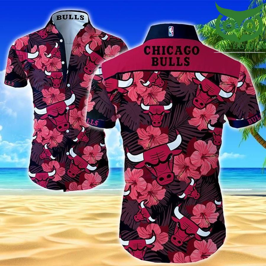 Basketball team Nba Chicago Bulls summer Hawaiian Shirt 