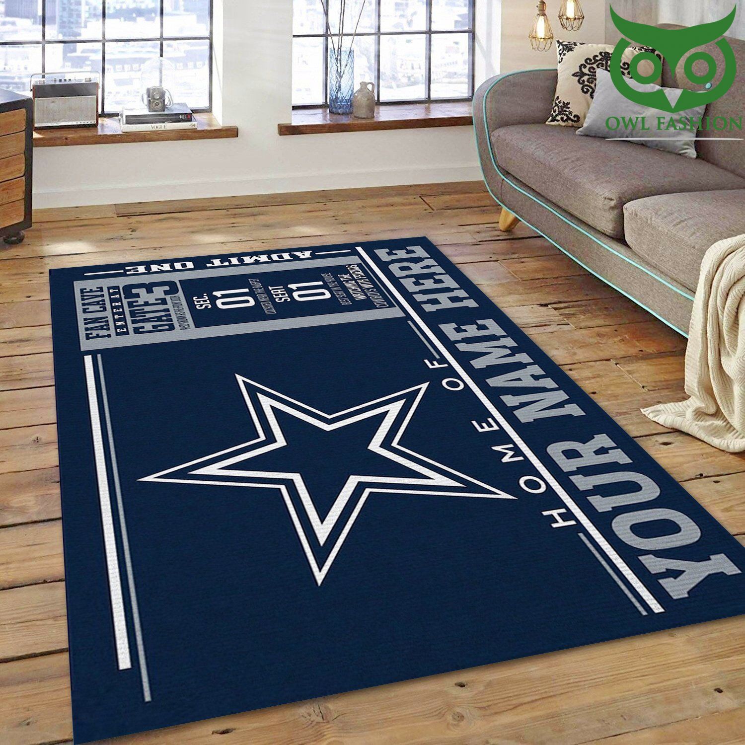 Dallas Cowboys Wincraft Personalized Nfl Area carpet rug Home and floor Decoration