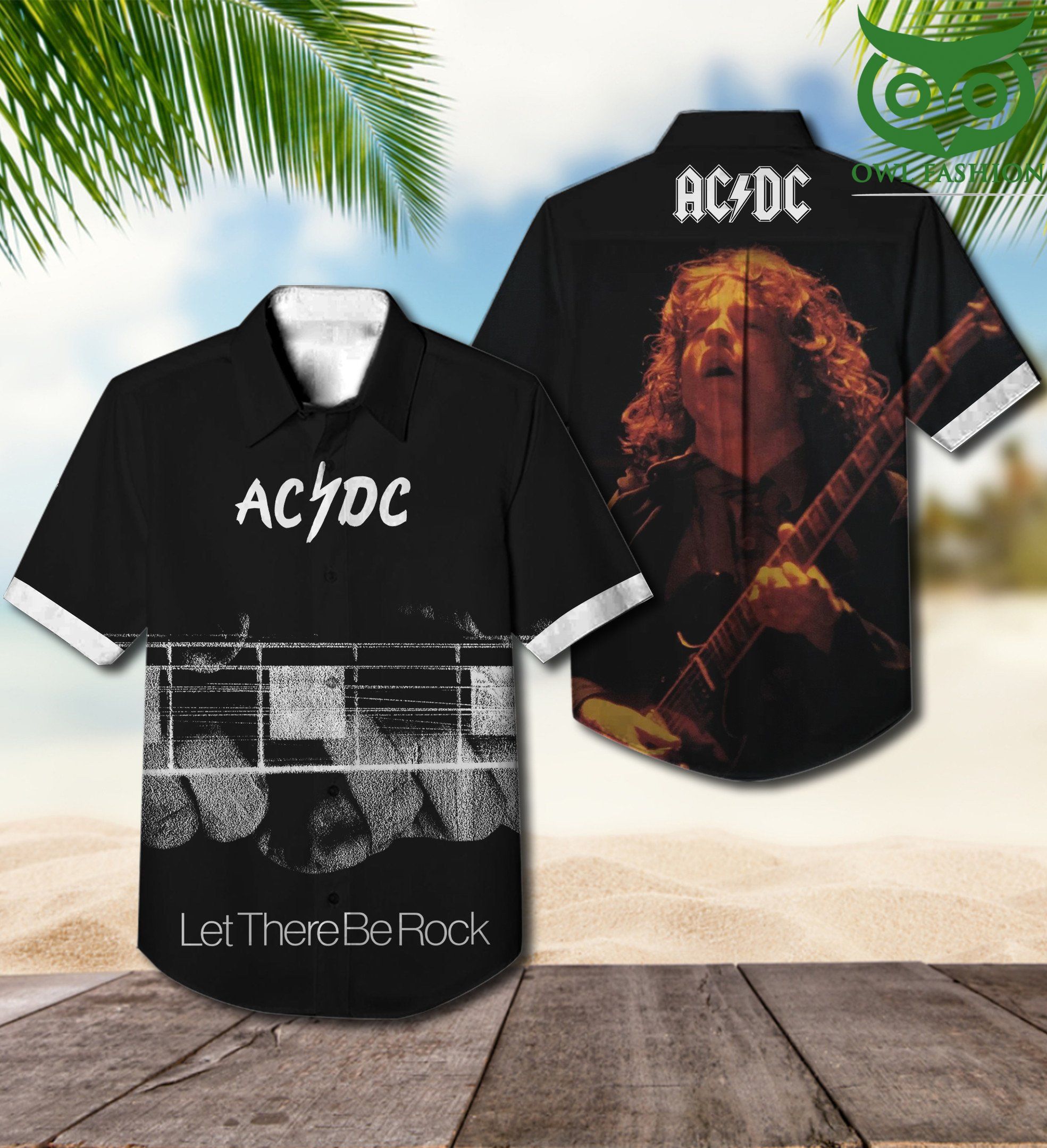 ACDC Let there be rock Hawaiian Shirt