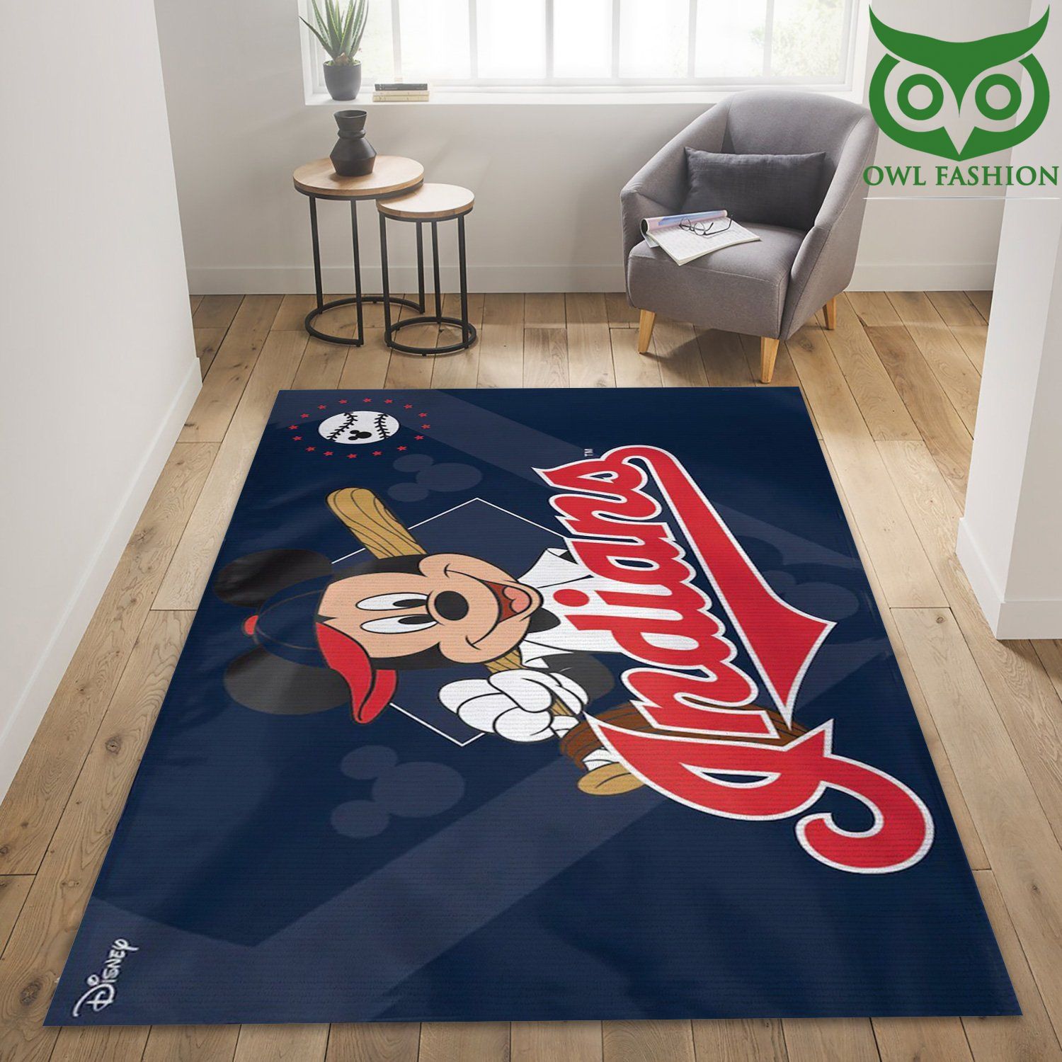 Cleveland Indians Disney MLB carpet rug home decor