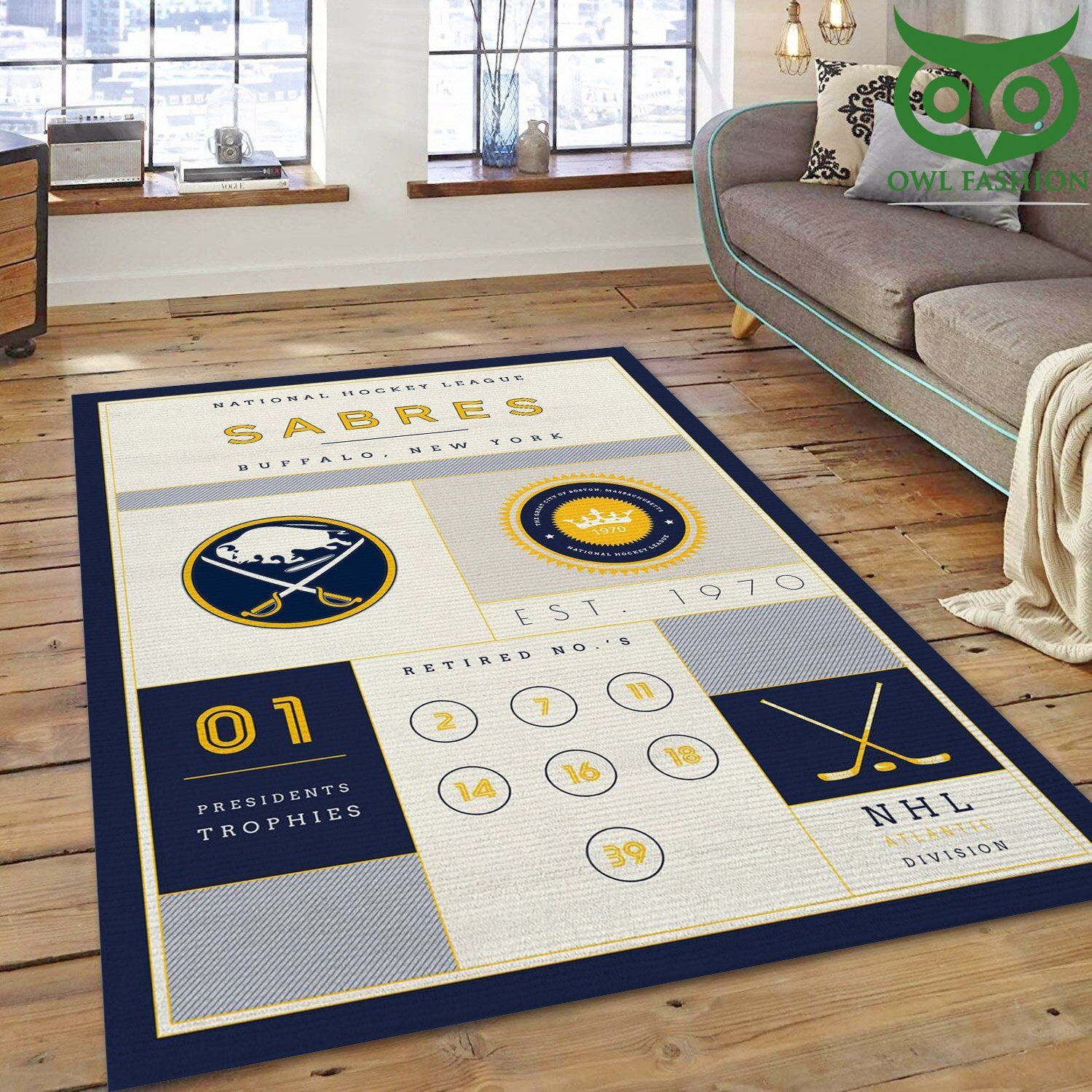 Buffalo Sabres NHL Area carpet rug Home and floor Decoration
