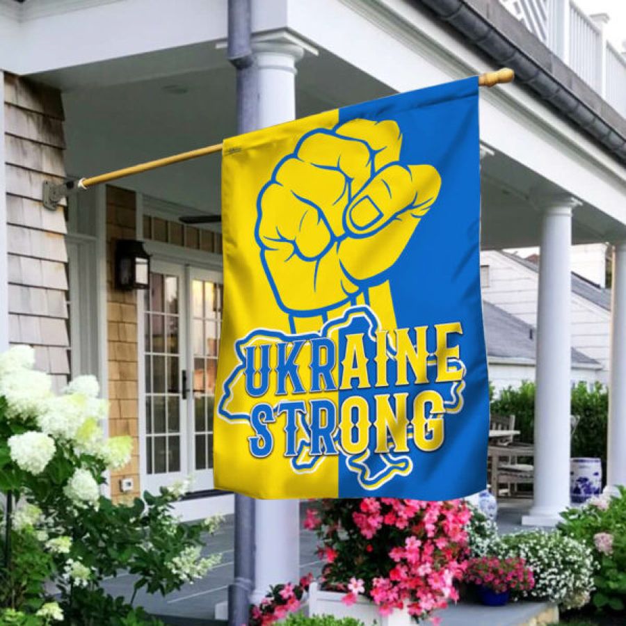 281 Ukraine Strong Flag Ukrainian Lovers Stand With Support Ukraine Merch 2022