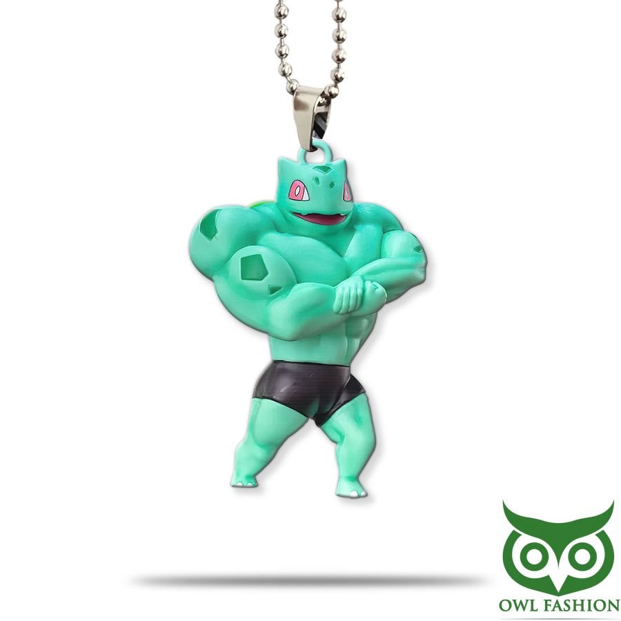 19 3D Pokemon Gym Bros Muscle Bulbasaur Ornament
