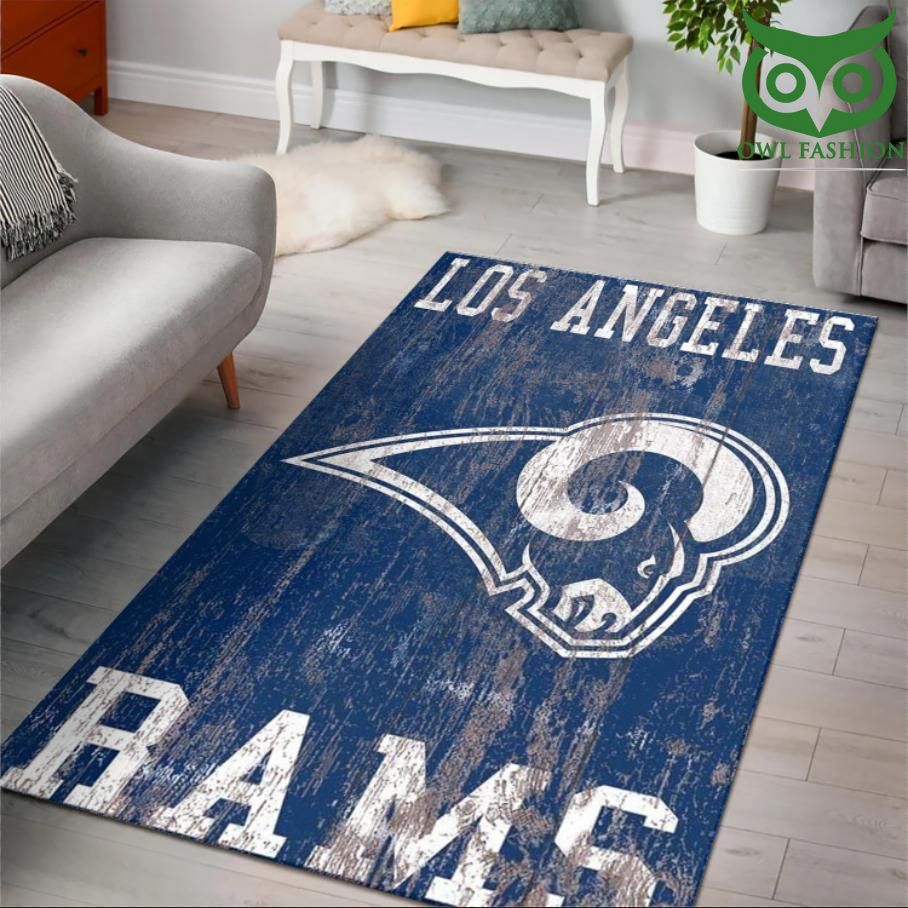 Los Angeles Rams Home Decor Nfl Team Area carpet rug