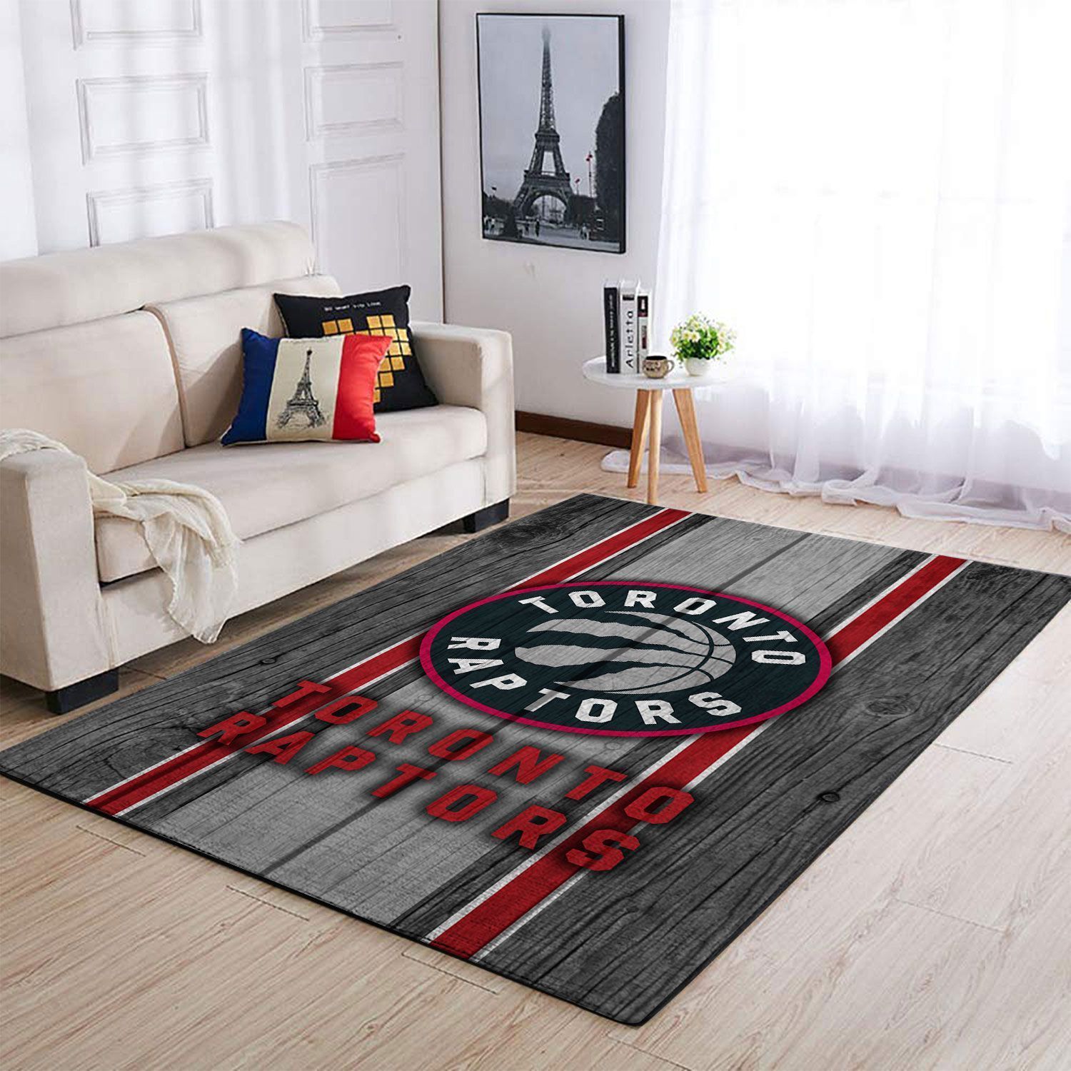 Toronto Raptors Nba Team Logo Wooden Style Nice Floor home decoration carpet rug