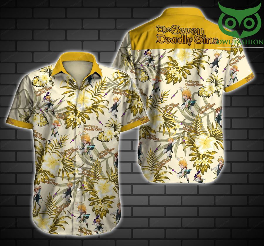 Tlmus-the Seven Ds Hawaiian shirt short sleeve summer wear