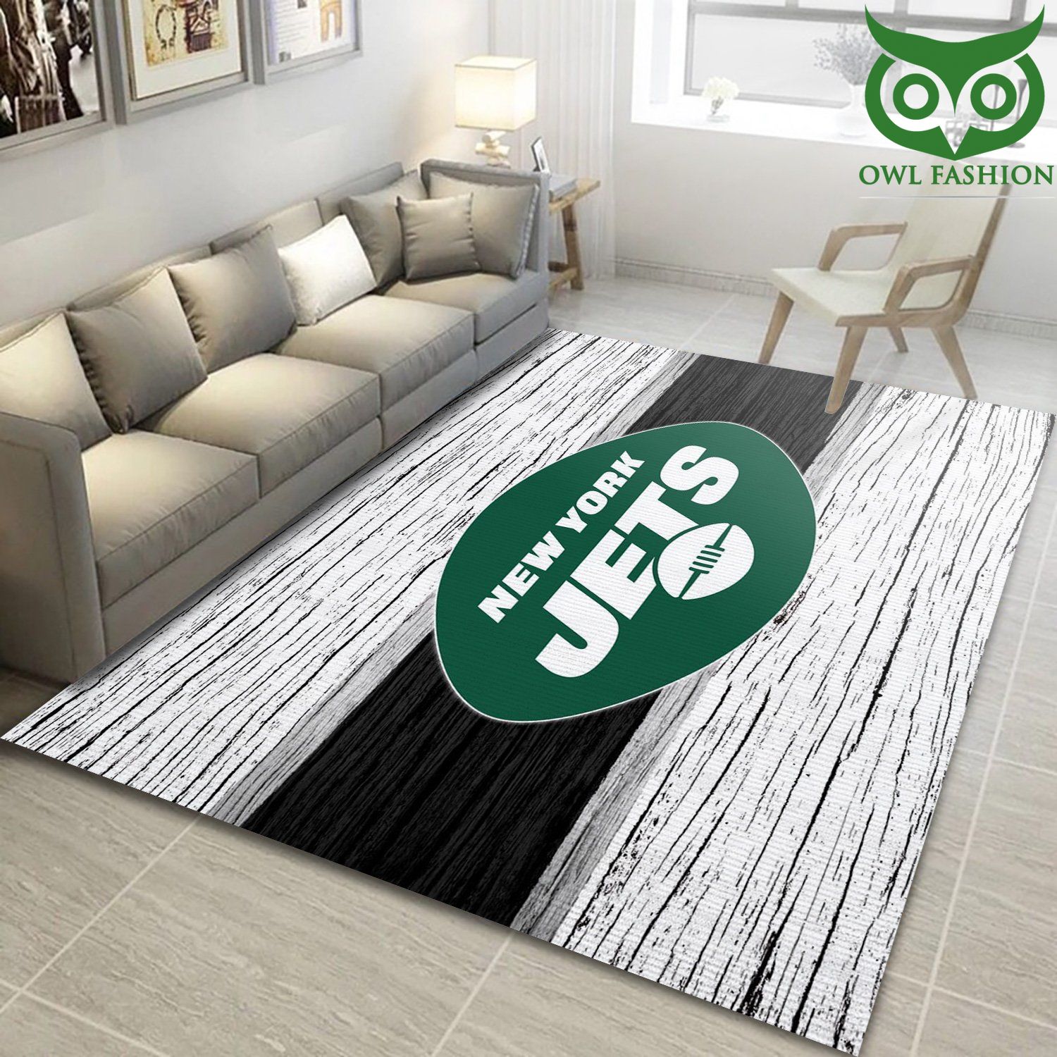 New York Jets Nfl carpet rug Home and floor Decoration