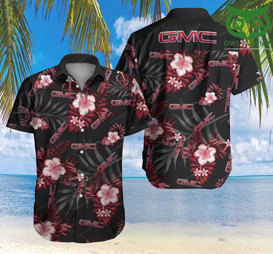 Tlmus Gmc tropical floral special Hawaiian Shirt 