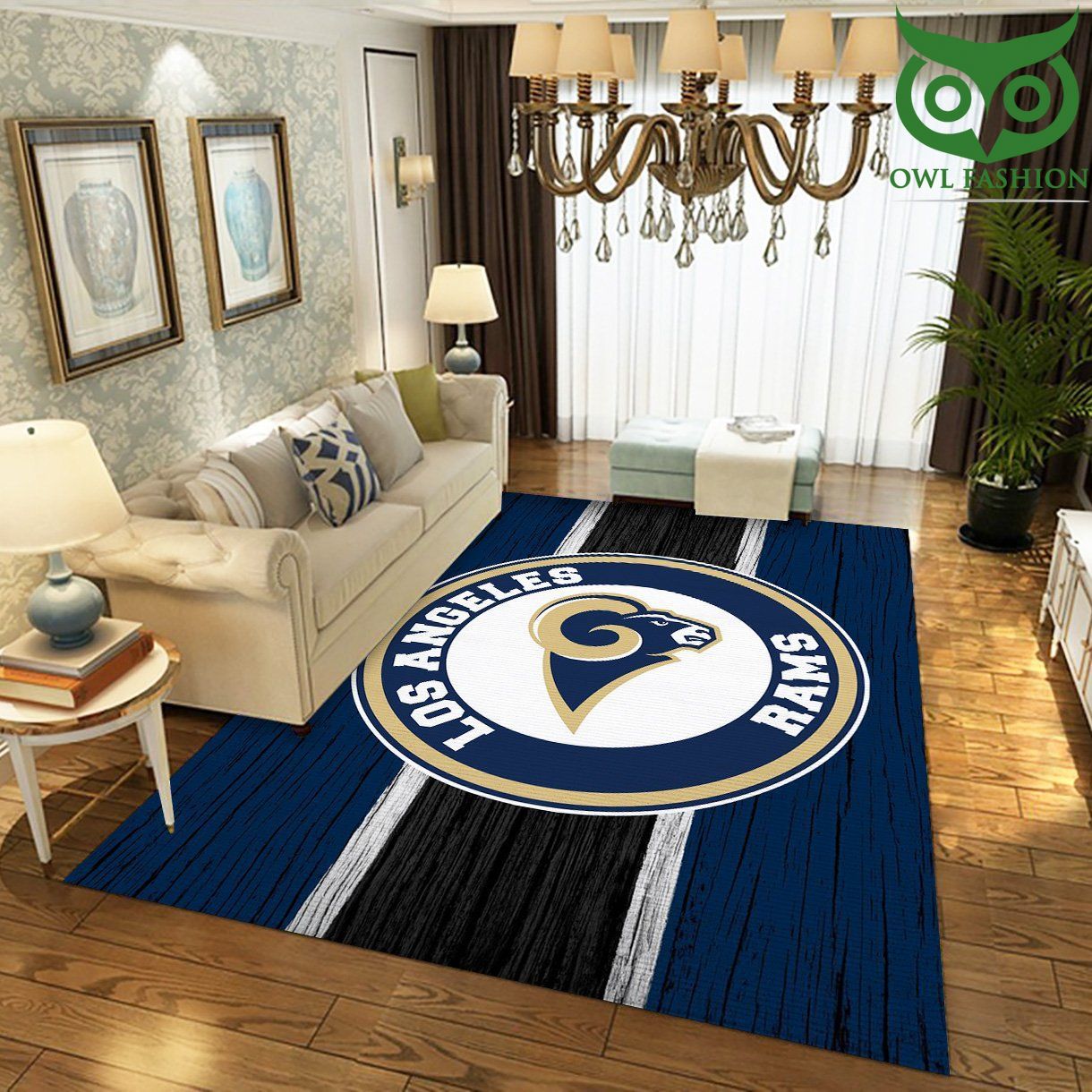 Los Angeles Rams Nfl Rectangle carpet rug