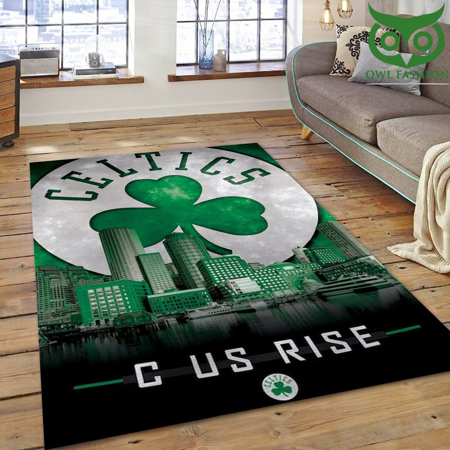 Nba Boston Celtics Team room decorate floor carpet rug 