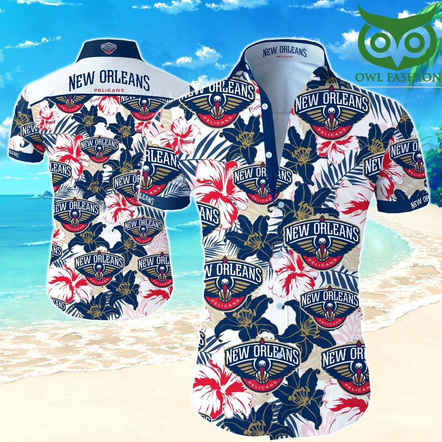 New Orleans Pelicans team beach wear Hawaiian Shirt